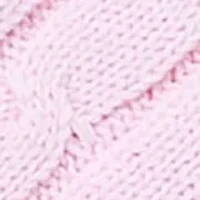 Baby Girls Pink Knit Bear Security Blanket