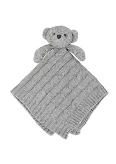 Baby Knit Bear Security Blanket
