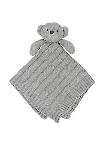 Baby Knit Bear Security Blanket