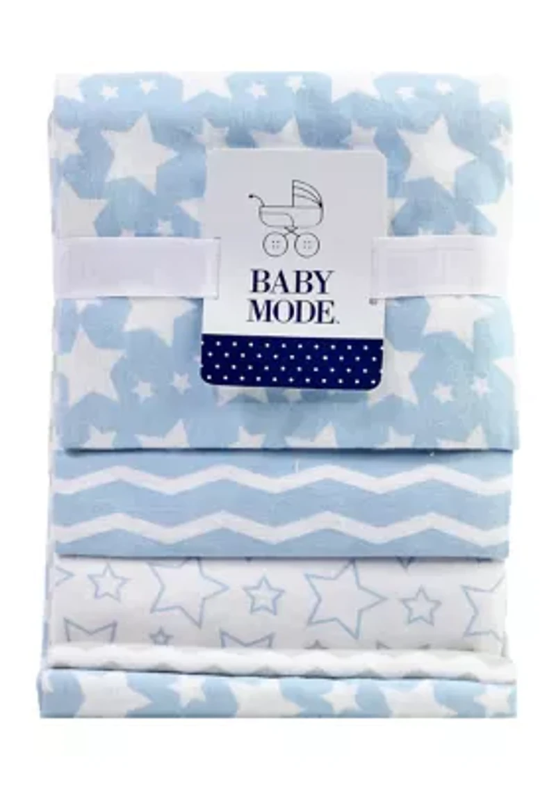 Baby Boys 5-Piece Blanket Gift Set
