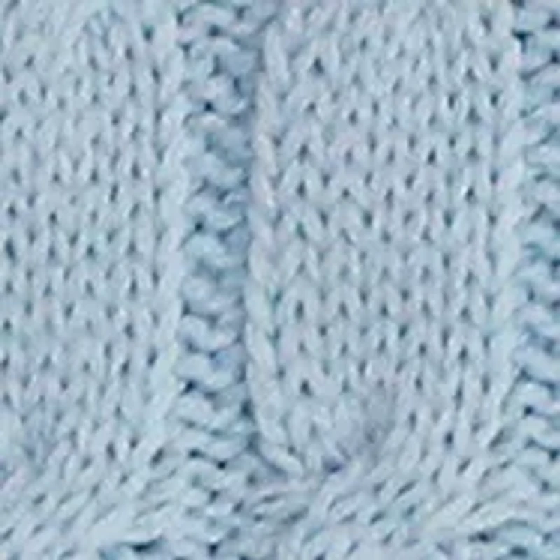Baby Boys Blue Cable Knit Blanket Gift Set