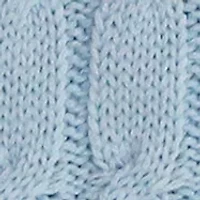 Baby Boys Blue Cable Knit Blanket Gift Set