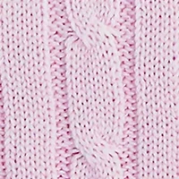 Baby Girls Pink Cable Knit Blanket Gift Set