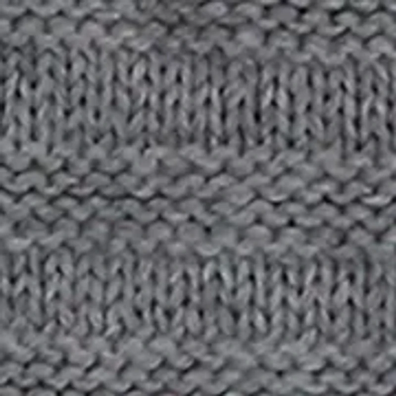 Baby Gray Cable Knit Blanket Gift Set