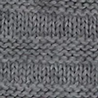 Baby Gray Cable Knit Blanket Gift Set