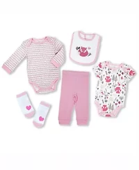 Baby Girls 29 Piece Infant Apparel Layette Gift Set, 0-3m