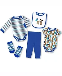 Baby Boys 14 Piece Woodland Bear Infant Apparel Layette Gift Set, 0-3m