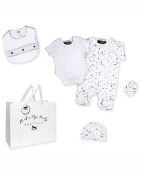 Baby Boys and Baby Girls 16 Piece Safari & Stars Infant Apparel Layette Gift Set, 0-3m