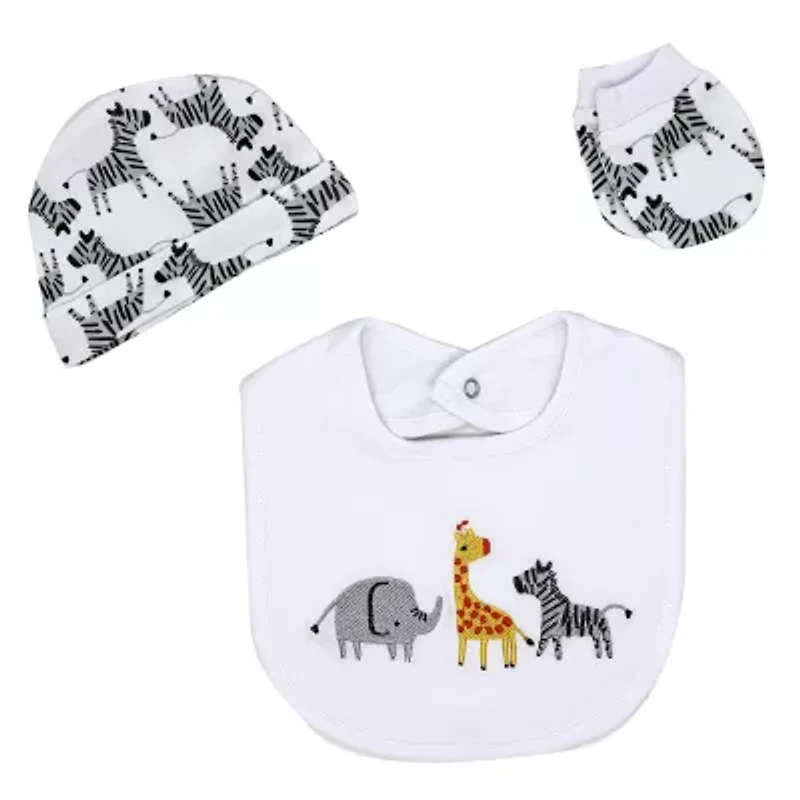 Baby Boys and Baby Girls 16 Piece Safari & Stars Infant Apparel Layette Gift Set, 0-3m