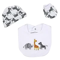Baby Boys and Baby Girls 16 Piece Safari & Stars Infant Apparel Layette Gift Set, 0-3m
