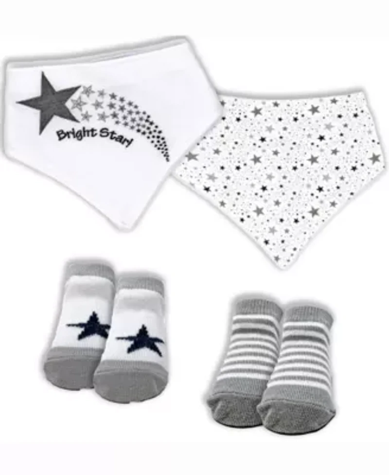 Baby Boys and Baby Girls 16 Piece Safari & Stars Infant Apparel Layette Gift Set, 0-3m