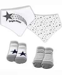 Baby Boys and Baby Girls 16 Piece Safari & Stars Infant Apparel Layette Gift Set, 0-3m