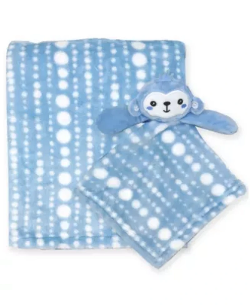 Baby Boys 28 Piece Nursery Essentials Shower Gift Bundle, Blue Safari
