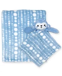 Baby Boys 28 Piece Nursery Essentials Shower Gift Bundle, Blue Safari