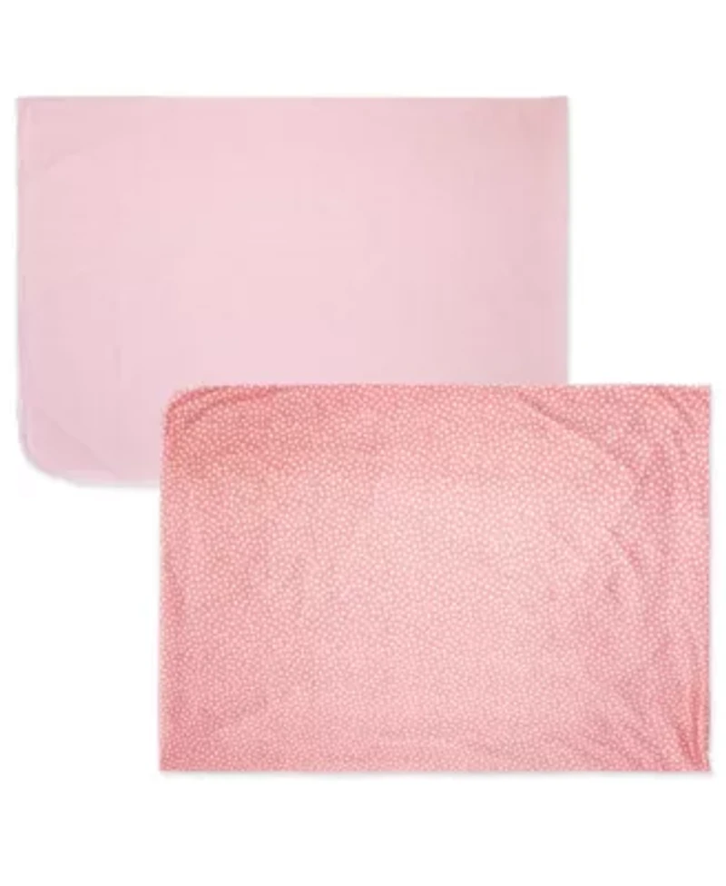 Baby Boys and Baby Girls Faux Fur 3 Piece Baby Blanket Gift Set