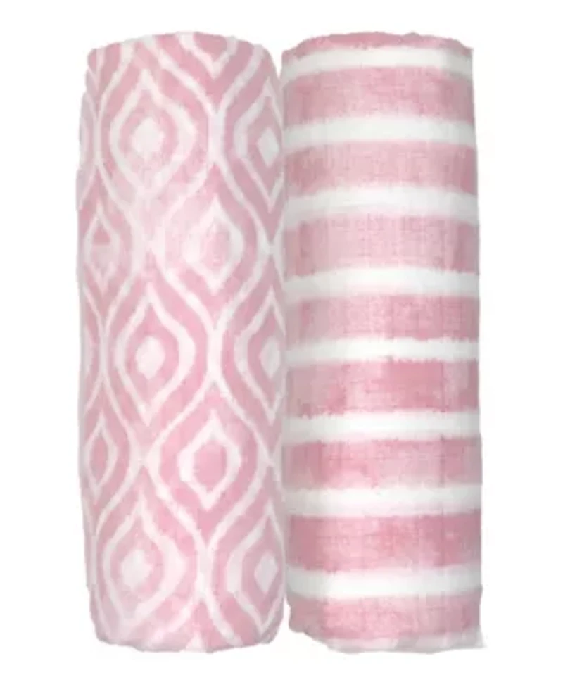 Baby Boys and Baby Girls 3 Piece Blanket Gift Set