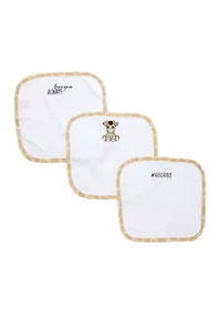 Baby Giraffe 3 Piece Bath Washcloths