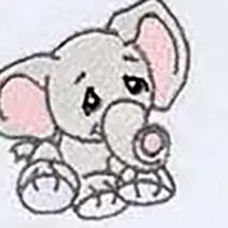 Baby Elephant 3 Piece Bath Washcloths