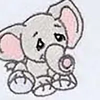Baby Elephant 3 Piece Bath Washcloths