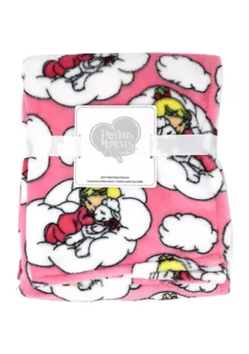 Baby Girls Pink Coral Fleece Blanket