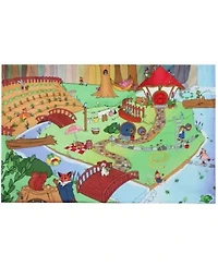 Pipp & Spalding Seek-and-Find Blanket Toddler's Springtime in The Woodlands Adventure Throw