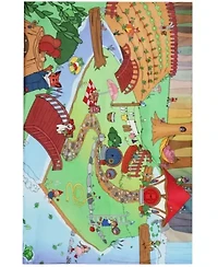 Pipp & Spalding Seek-and-Find Blanket Toddler's Springtime in The Woodlands Adventure Throw