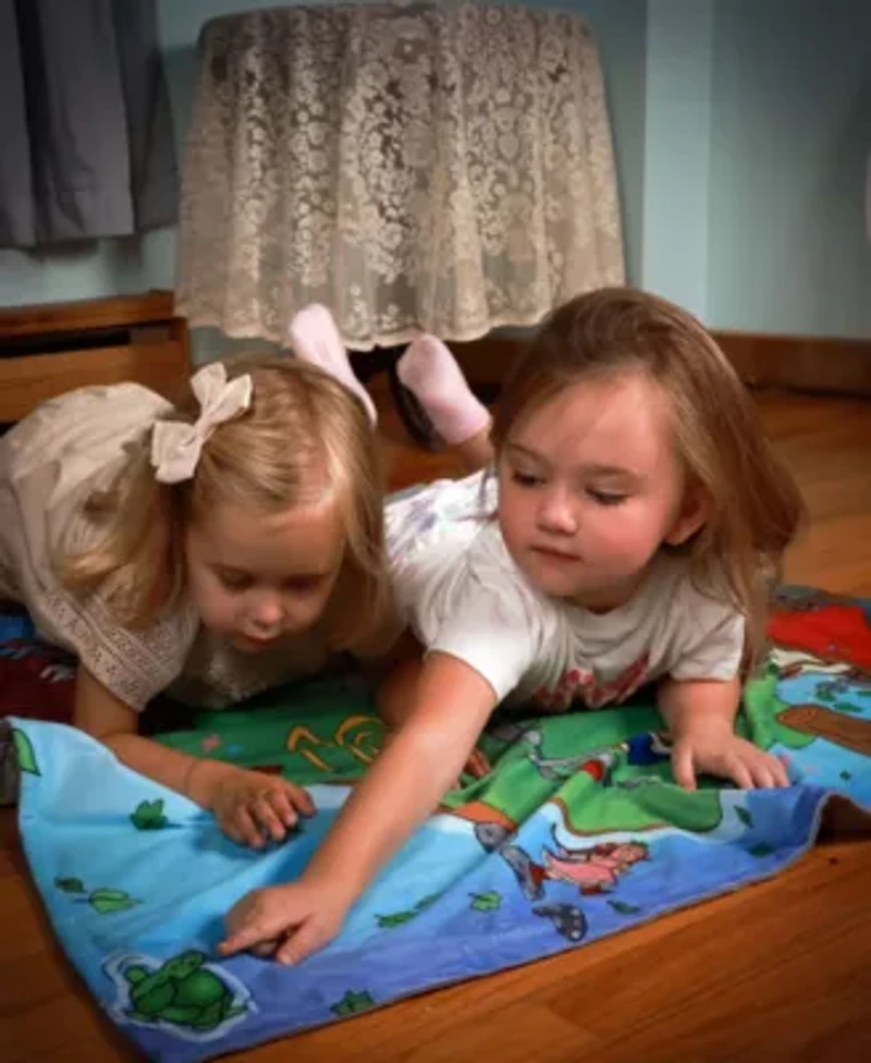 Pipp & Spalding Seek-and-Find Blanket Toddler's Springtime in The Woodlands Adventure Throw