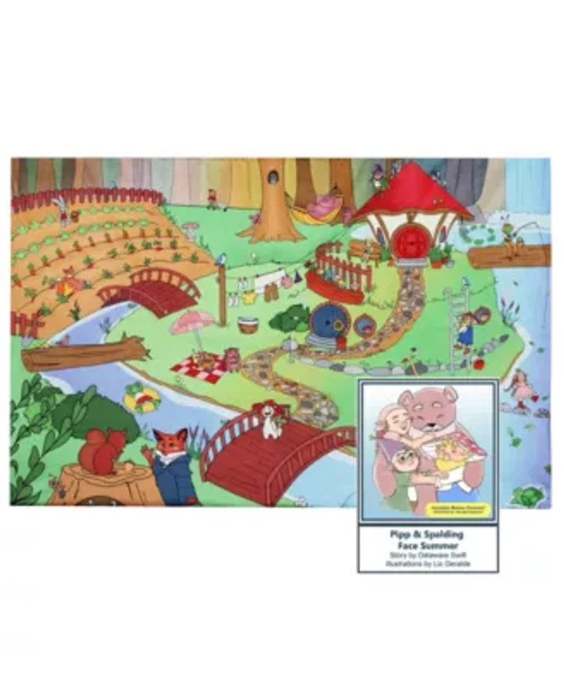 Springtime in The Woodlands Wonderland Seek-and-Find Blanket and Story Book Bundle