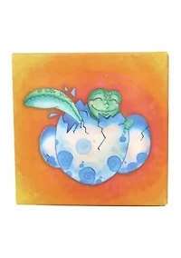 Baby Growing Kids Sea Turtle Journey Canvas Wall Art, First to Hatch