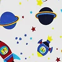 Baby Boys 5 Piece Spaceship Layette Gift Set in Mesh Bag
