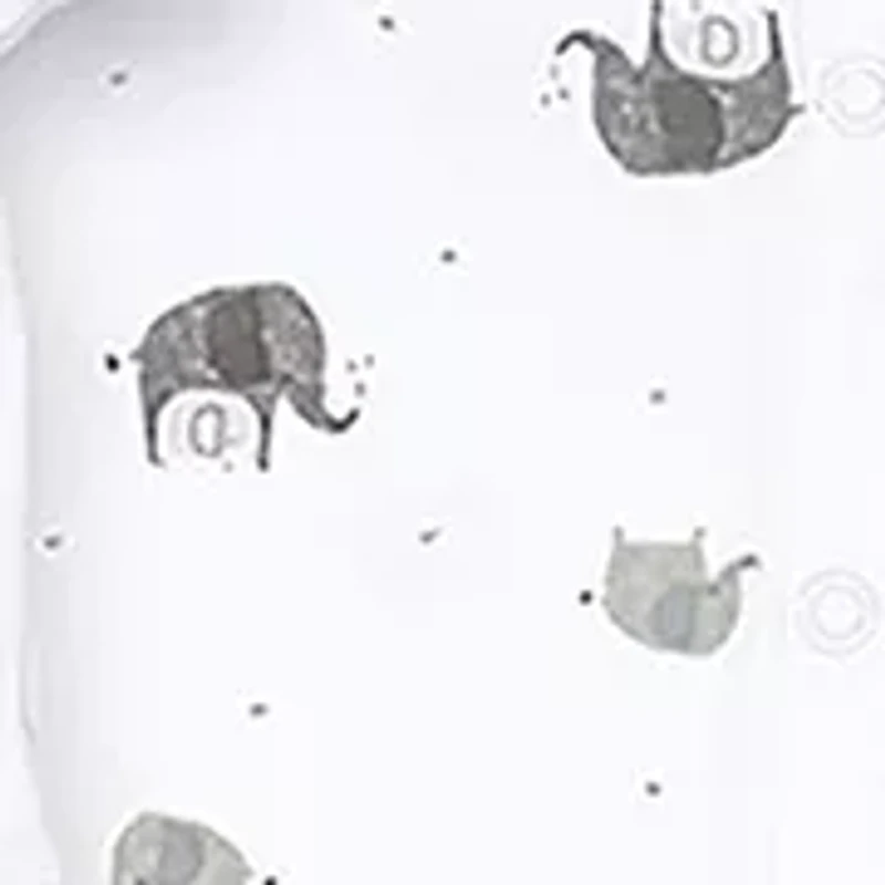 Baby Boys and Girls Elephant Family 5 Pc Layette Gift Set in Mesh Bag