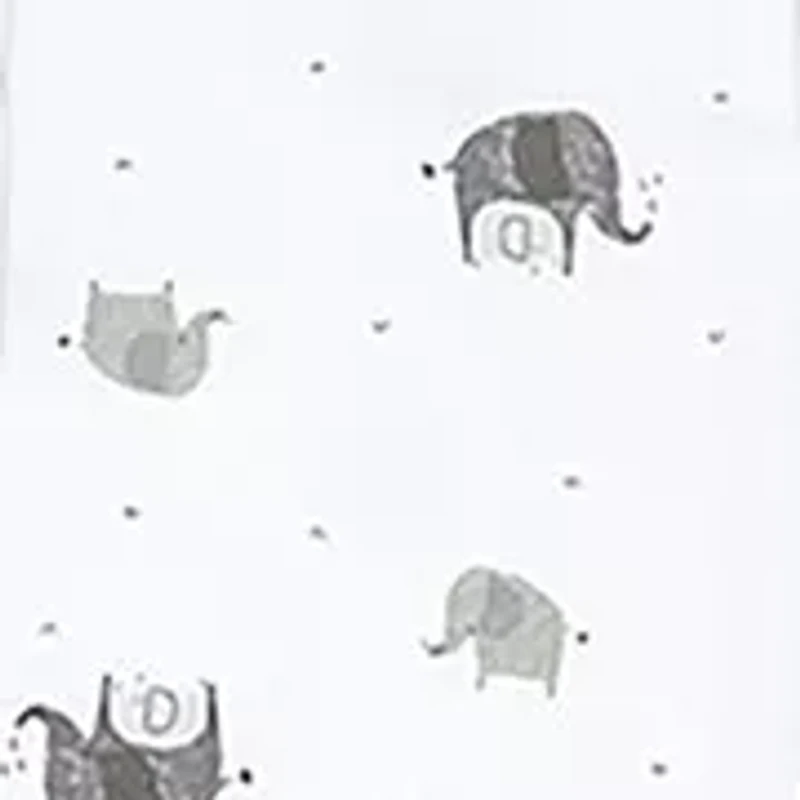 Baby Boys and Girls Elephant Family 5 Pc Layette Gift Set in Mesh Bag