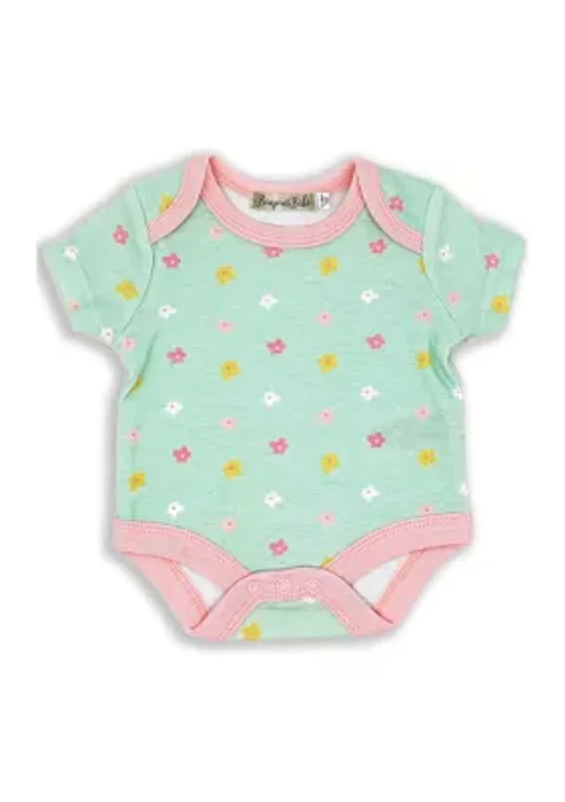 Baby Girls Koala Bear 5 Pc Layette Gift Set in Mesh Bag