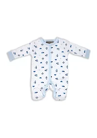 Baby Boys Fly High 5 Pc Layette Gift Set in Mesh Bag