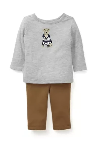 Baby Boys Long Sleeve Graphic Set