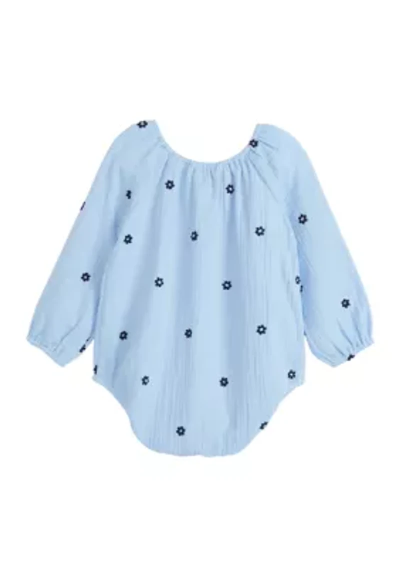 Baby Girls Printed Bubble Pajama