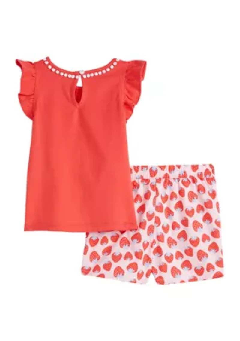 Baby Girls Woven Shirt Set