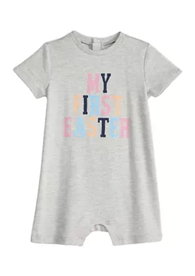 Baby Short Sleeve My First Easter Romper