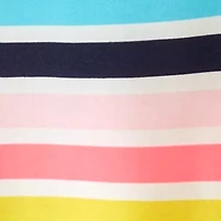 Toddler Girls Ruffle Stripe T-Shirt and Short Set