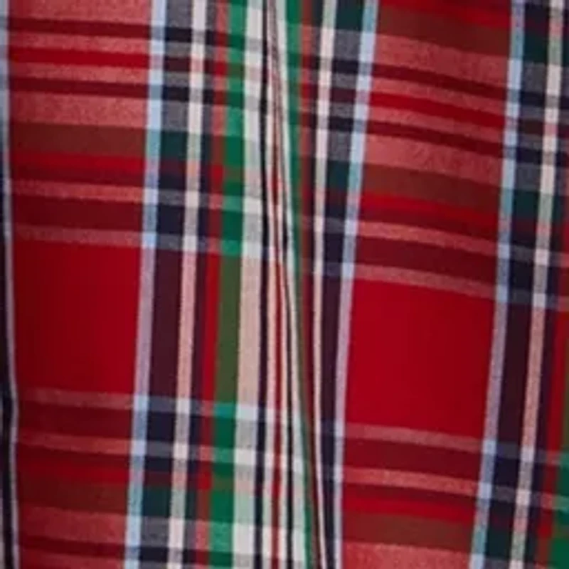 Baby Girls Cotton Plaid Smocked Dress