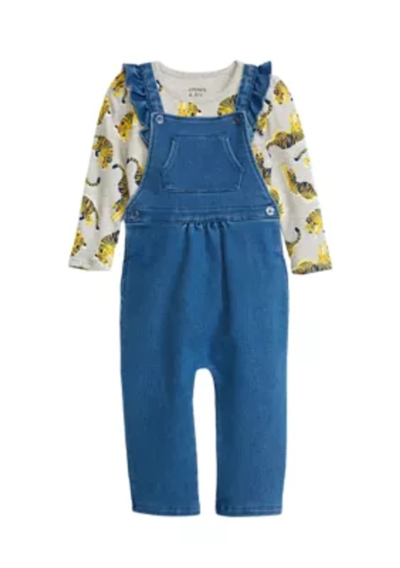 Baby Girls Long Sleeve Romper Set