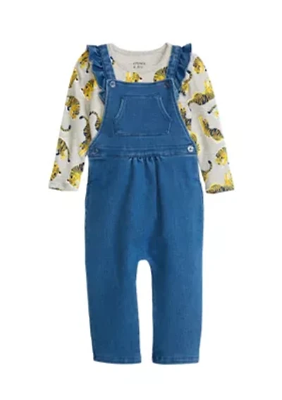 Baby Girls Long Sleeve Romper Set