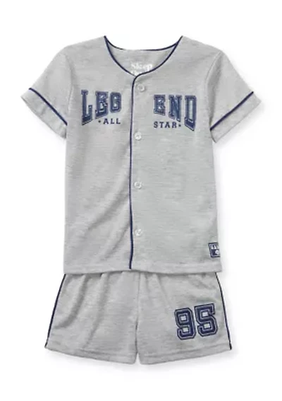 Toddler Boys Legend Shirt and Shorts Pajama Set