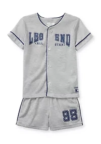 Toddler Boys Legend Shirt and Shorts Pajama Set