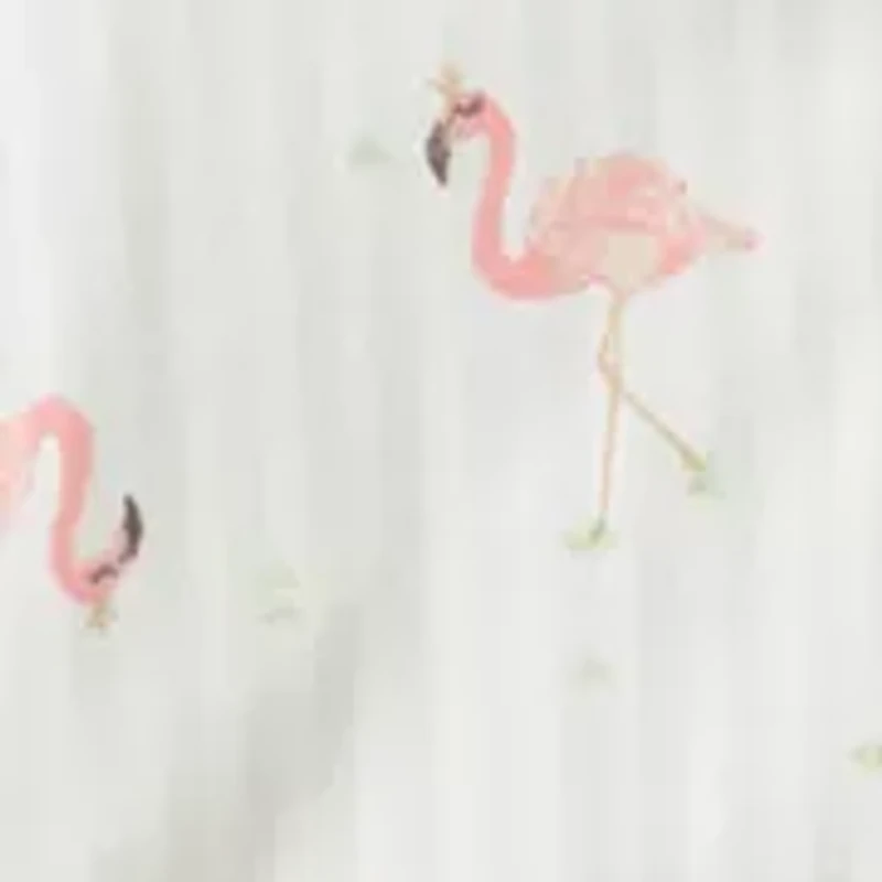 Toddler Girls Flamingo Shirt and Shorts Pajama Set with Headband