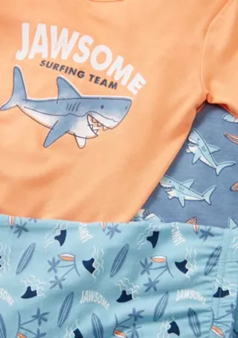 Toddler Boys Jawsome 4 Piece Set
