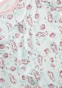 Toddler Girls Seahorse Pajama Set of 2