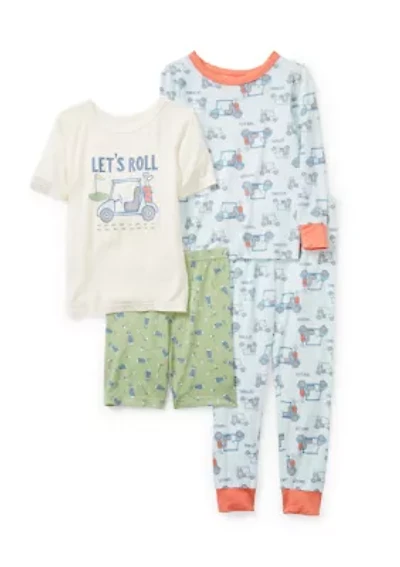 Toddler Boys Lets Roll Golf 4 Piece Set