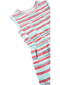 Baby Boys Palm Tree Stripe Romper