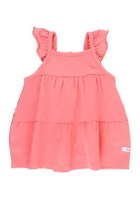 Baby Girls Strawberry Tiered Knit Tank Top